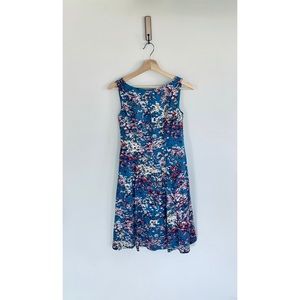Maggy London | Floral Fit and Flare Dress | 12